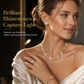 💎 50% DE RÉDUCTION! 👑 Parure 4 pièces cœur – Plaqué or, strass & élégante ✨