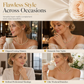 💎 50% DE RÉDUCTION! 👑 Parure 4 pièces cœur – Plaqué or, strass & élégante ✨