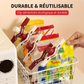 🧂 50% DE RÉDUCTION! 🔒 Pince de scellage – Étanche à l'humidité & bec verseur ✨