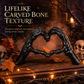 💀 50% DE RÉDUCTION! 🎃 Figurine squelette – Geste cœur & déco bureau ✨