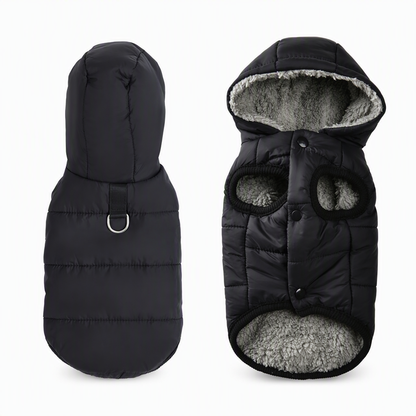 🐕 50% DE RÉDUCTION! 🧥 Manteau à capuche – Harnais intégré, chaud & coupe‑vent ✨