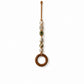 🧺 50% DE RÉDUCTION! 🌸 Porte-serviette en perles – Céramique, jute & bois – Style bohème ✨