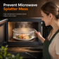 🍽️ 50% DE RÉDUCTION! 🫙 Cloche micro-ondes empilable – Anti-éclaboussures & conservation ✨
