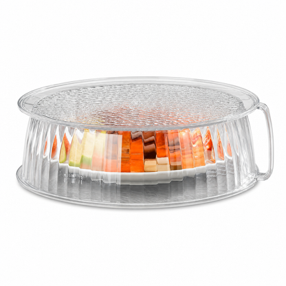 🍽️ 50% DE RÉDUCTION! 🫙 Cloche micro-ondes empilable – Anti-éclaboussures & conservation ✨
