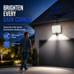 ☀️ 50% DE RÉDUCTION! 💡 Lampe solaire murale – Détecteur, télécommande & 3 modes ✨