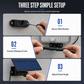 ☀️ 50% DE RÉDUCTION! 💡 Lampe solaire murale – Détecteur, télécommande & 3 modes ✨