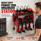 🔧 50% DE RÉDUCTION! 🧰 Organisateur mural d'outils – Crochets & support batterie pour garage ✨