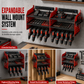 🔧 50% DE RÉDUCTION! 🧰 Organisateur mural d'outils – Crochets & support batterie pour garage ✨
