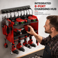 🔧 50% DE RÉDUCTION! 🧰 Organisateur mural d'outils – Crochets & support batterie pour garage ✨