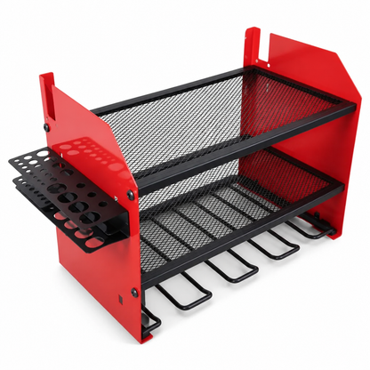 🔧 50% DE RÉDUCTION! 🧰 Organisateur mural d'outils – Crochets & support batterie pour garage ✨