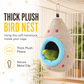 🐦 50% DE RÉDUCTION! 🥚 Hamac nid suspendu – Coton, doublure polaire & douillet ✨