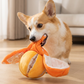 🧸 50% DE RÉDUCTION! 🍊 Jouet chien peluche orange – Cache-cache & interactif ✨