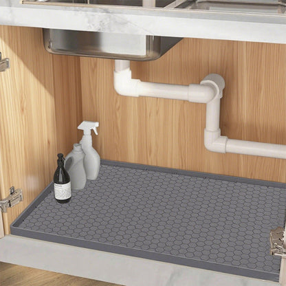 🚰 50% DE RÉDUCTION! 🧽 Tapis silicone sous évier – Multifonctionnel & antidérapant ✨