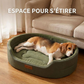 🐾 50% DE RÉDUCTION! 🛏️ Coussin réversible pour animaux – Doux/Oxford, bords en nid & antidérapant ✨