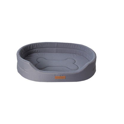 🐾 50% DE RÉDUCTION! 🛏️ Coussin réversible pour animaux – Doux/Oxford, bords en nid & antidérapant ✨