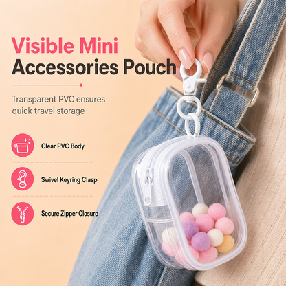 🔌 50% DE RÉDUCTION! ✨ Pochette transparente à clipser – Repérage rapide des câbles ✨