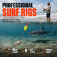 🎣 50% DE RÉDUCTION! 🐟 Kit de pêche 6 packs – Avec flotteurs, pour carrelet, bar & poissons ✨