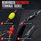 🎣 50% DE RÉDUCTION! 🐟 Kit de pêche 6 packs – Avec flotteurs, pour carrelet, bar & poissons ✨