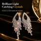 💎 50% DE RÉDUCTION! ✨ Boucles d'oreilles zircon – Goutte à pompons & éclat élégant ✨