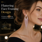 💎 50% DE RÉDUCTION! ✨ Boucles d'oreilles zircon – Goutte à pompons & éclat élégant ✨