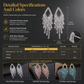 💎 50% DE RÉDUCTION! ✨ Boucles d'oreilles zircon – Goutte à pompons & éclat élégant ✨