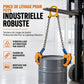 🏗️ 50% DE RÉDUCTION! 🛢️ Dispositif de levage pour fûts – Pour chariots élévateurs & grues ✨