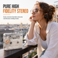 📼 50% DE RÉDUCTION! 🎧 Lecteur cassette transparent – Convertisseur MP3 & USB-C ✨