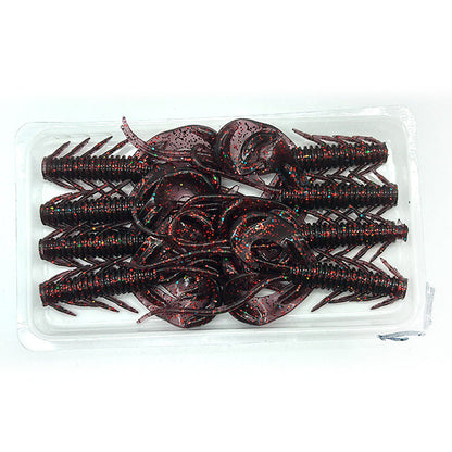 🦐 50% DE RÉDUCTION! 🎣 Leurres souples crevettes – Réalistes & flottants ✨