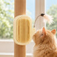 🐾 50% DE RÉDUCTION! 🪶 Accessoire d'angle 2‑en‑1 – Toilettage autonome & baguette à plumes ✨