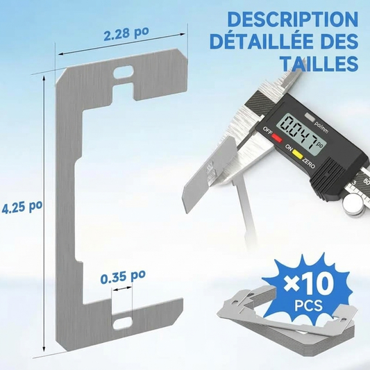 🔌 50% DE RÉDUCTION! 🛠️ Entretoise pour plaque murale – Pose affleurante & lots 5 à 100 ✨
