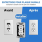 🔌 50% DE RÉDUCTION! 🛠️ Entretoise pour plaque murale – Pose affleurante & lots 5 à 100 ✨