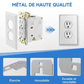 🔌 50% DE RÉDUCTION! 🛠️ Entretoise pour plaque murale – Pose affleurante & lots 5 à 100 ✨