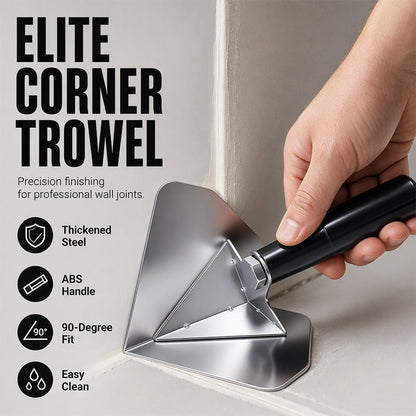 🧱 50% DE RÉDUCTION! 🛠️ Truelle d'angle inox – Précise, anti‑rouille & ergonomique ✨