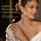 💝 50% DE RÉDUCTION! ✨ Parure 4 bijoux cœur – Collier, bracelet, bague & boucles, finition dorée ✨