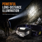 🔦 50% DE RÉDUCTION! 💡 Lampe frontale à capteur – Mains libres, 5 modes & USB ✨