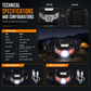 🔦 50% DE RÉDUCTION! 💡 Lampe frontale à capteur – Mains libres, 5 modes & USB ✨