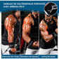 💪 50% DE RÉDUCTION! 🔗 Sangles d'haltérophilie – Avec anneaux en D & prise sûre ✨