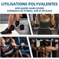💪 50% DE RÉDUCTION! 🔗 Sangles d'haltérophilie – Avec anneaux en D & prise sûre ✨