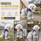 🐕 50% DE RÉDUCTION! 🌧️ Imperméable intégral pour animaux – Protège pattes & ventre ✨