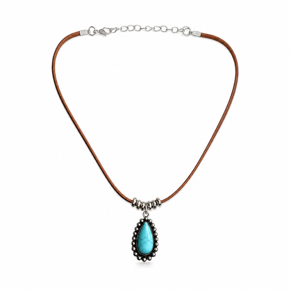 🦋 50% DE RÉDUCTION! 💧 Collier superposé bohème – Pendentif libellule & turquoise ✨