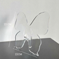 🦋 50% DE RÉDUCTION! 💐 Vase papillon transparent – Plastique cristallin & base stable ✨
