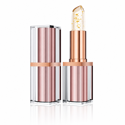 🌸 50% DE RÉDUCTION! 💋 Baume à lèvres changeant de couleur – Feuille d'or & hydratant ✨
