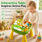 🦖 50% DE RÉDUCTION! 🧒 Table d'activités dinosaure – Éducative & éveil pour tout-petits ✨