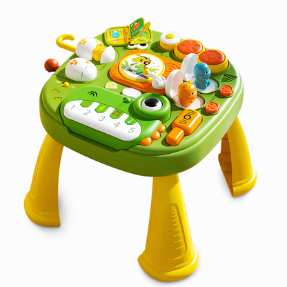 🦖 50% DE RÉDUCTION! 🧒 Table d'activités dinosaure – Éducative & éveil pour tout-petits ✨