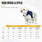 🐕 50% DE RÉDUCTION! 🌧️ Imperméable intégral pour animaux – Protège pattes & ventre ✨