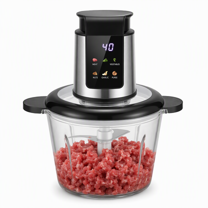 ⚡ 50% DE RÉDUCTION! 🥩 Hachoir à viande électrique – Puissant, rapide & facile à nettoyer ✨