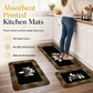 🍽️ 50% DE RÉDUCTION! 🧽 Tapis de cuisine en flanelle – Absorbant, anti-graisse & motif géométrique ✨
