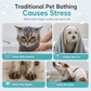 🐾 50% DE RÉDUCTION! 🧼 Mousse nettoyante sans rinçage – Pour chats & chiens ✨