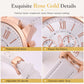 ⌚ 50% DE RÉDUCTION! ✨ Montre femme quartz – Bracelet cuir, 3 compteurs & chiffres romains ✨