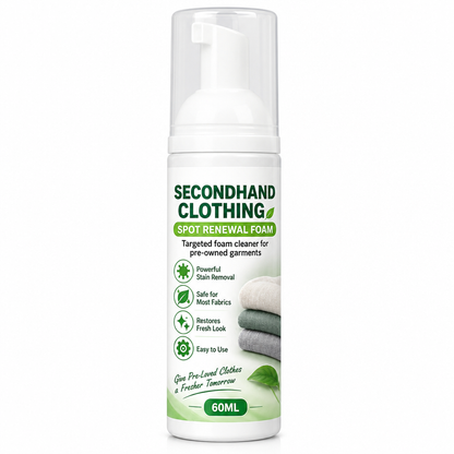 🧼 50% DE RÉDUCTION! 👕 Mousse détachante – Sans rinçage & efficace ✨